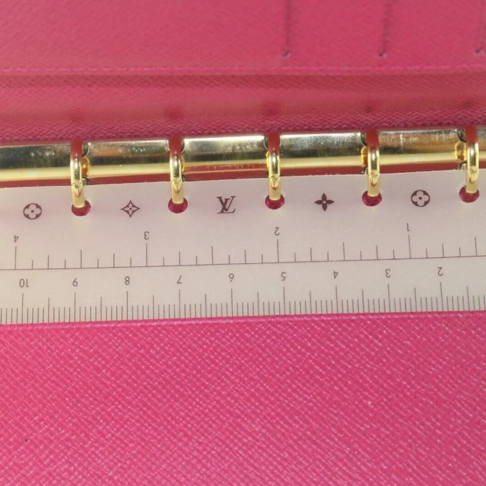 LOUIS VUITTON Black Monogram Multicolor Agenda PM Small Ring 1LV727K